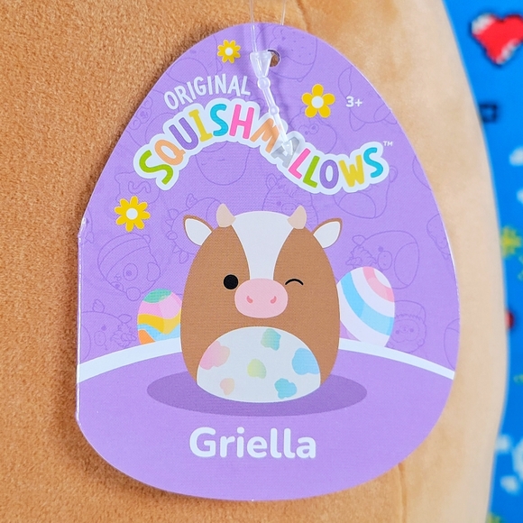 Squishmallow Griella the Cow 14" UltraSoft Easter Holiday Farm Pal Toy Plush NWT - Picture 5 of 6